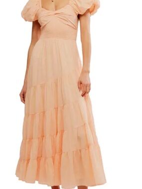 oh polly strapless dress Embellished Strapless Mini Dress in Red and Orange Ombré - 4 main image 1